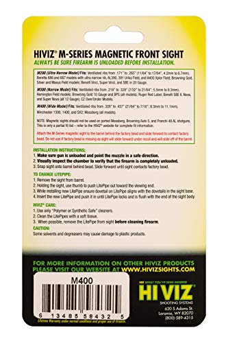 HIVIZ M-Series red LitePipe for quick aiming in dim light