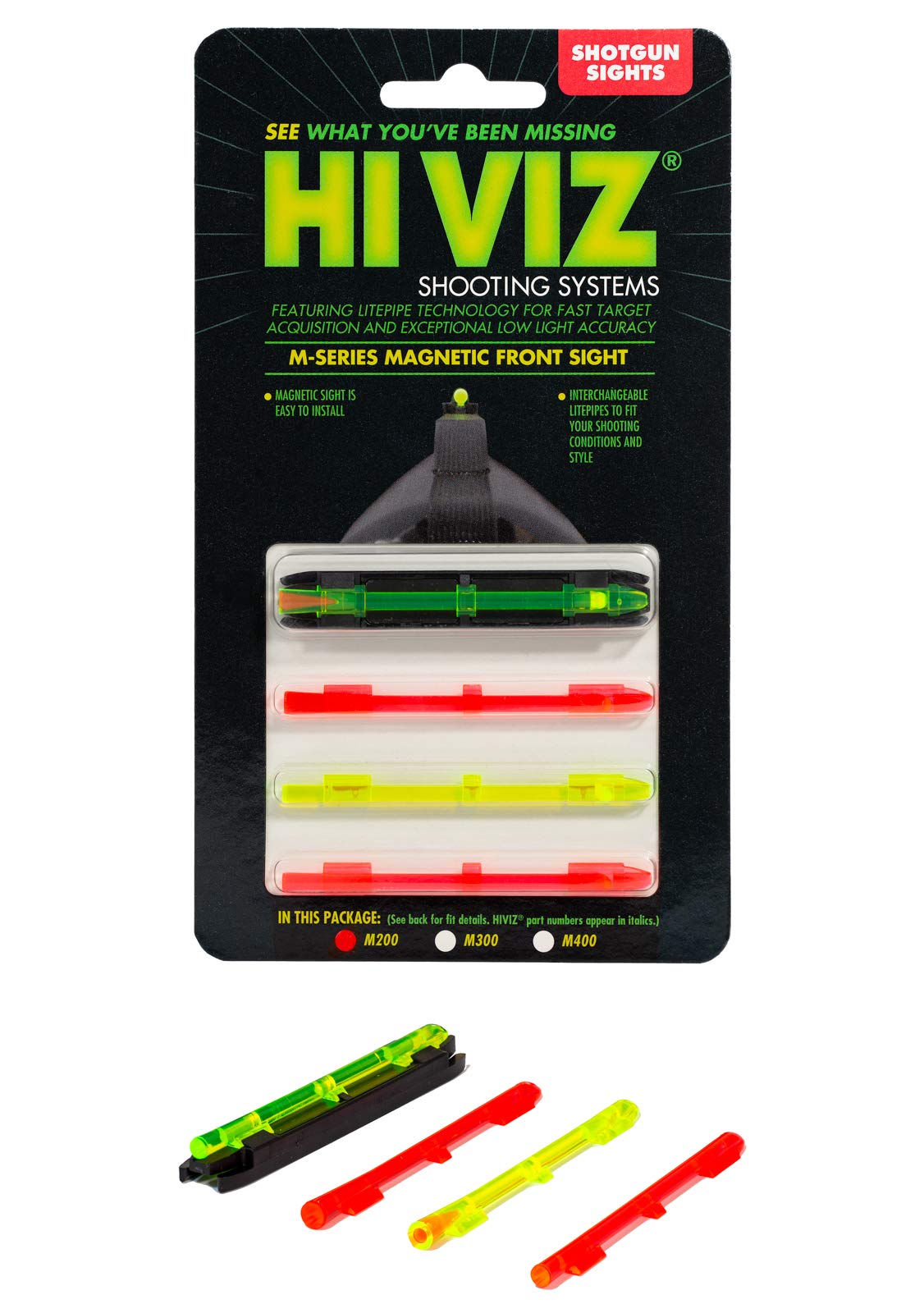 HIVIZ two-tone LitePipe providing versatile sighting options