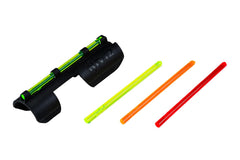 HiViz MPB-TAC snap-on front sight on a 12-gauge shotgun
