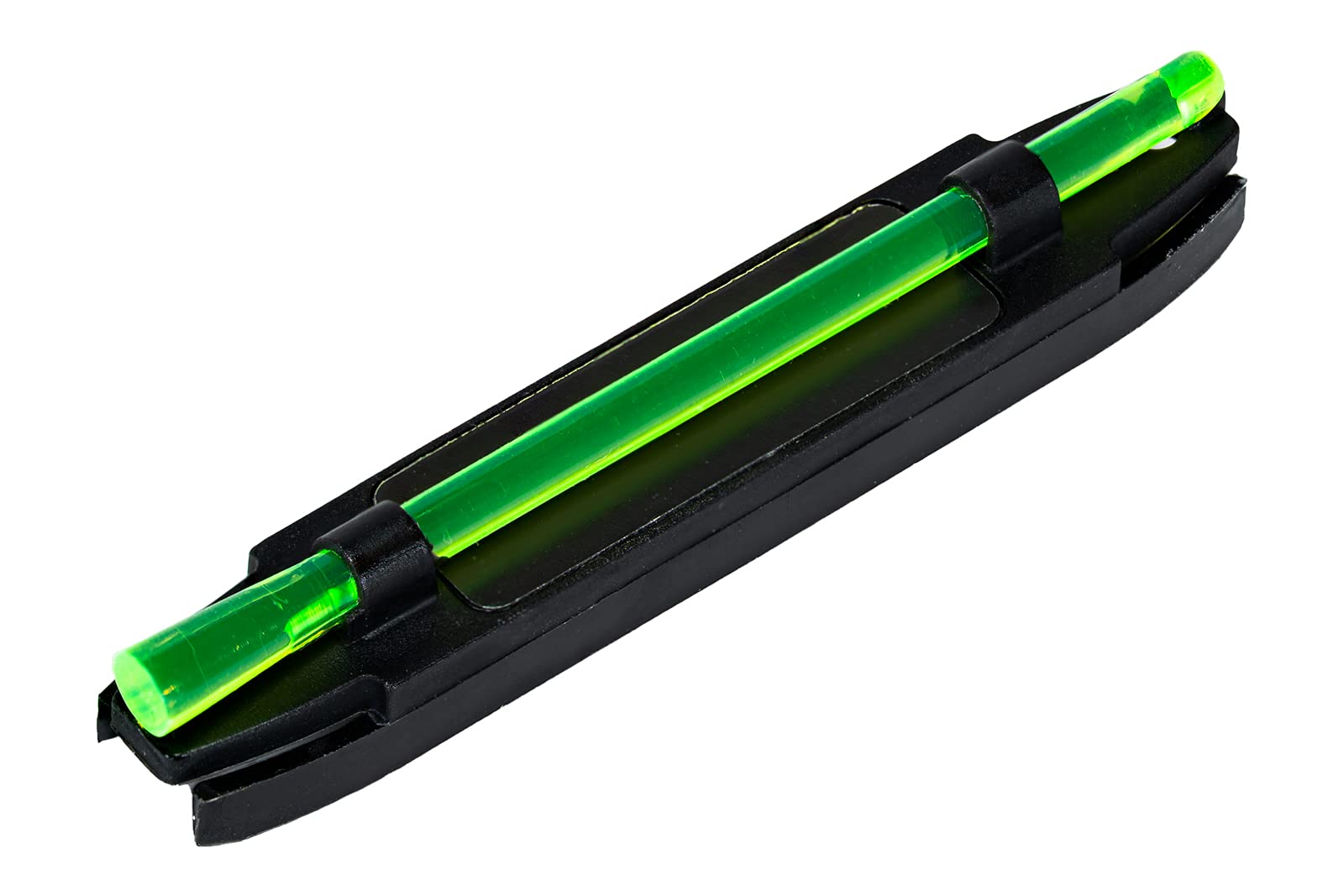 Hi-Viz narrow magnetic shotgun sight with green LitePipe for quick target acquisition.