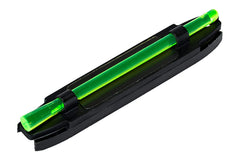 Hi-Viz narrow magnetic shotgun sight with green LitePipe for quick target acquisition.