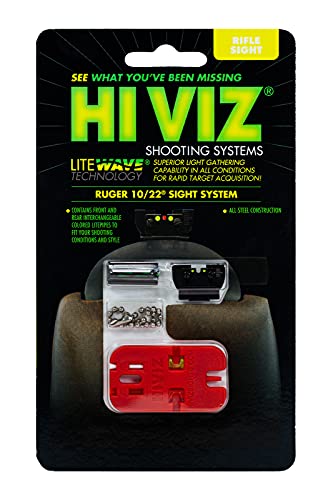 Hiviz RG1022 front sight green litepipe for daytime visibility.