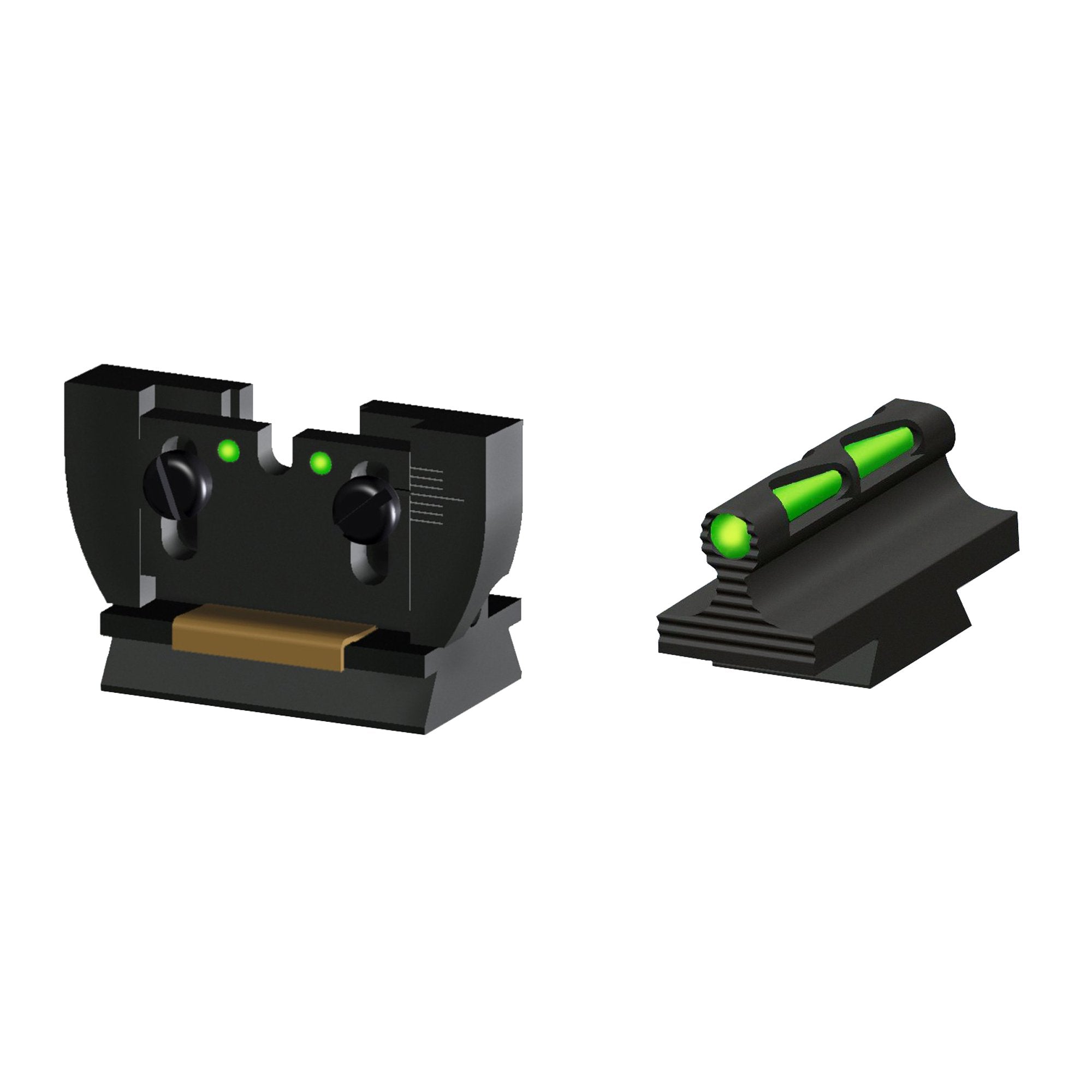 Hiviz RG1022 rear sight elevation adjustable for precise aiming.