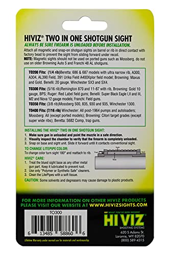 Magnetic base sight attached to rib with four magnets