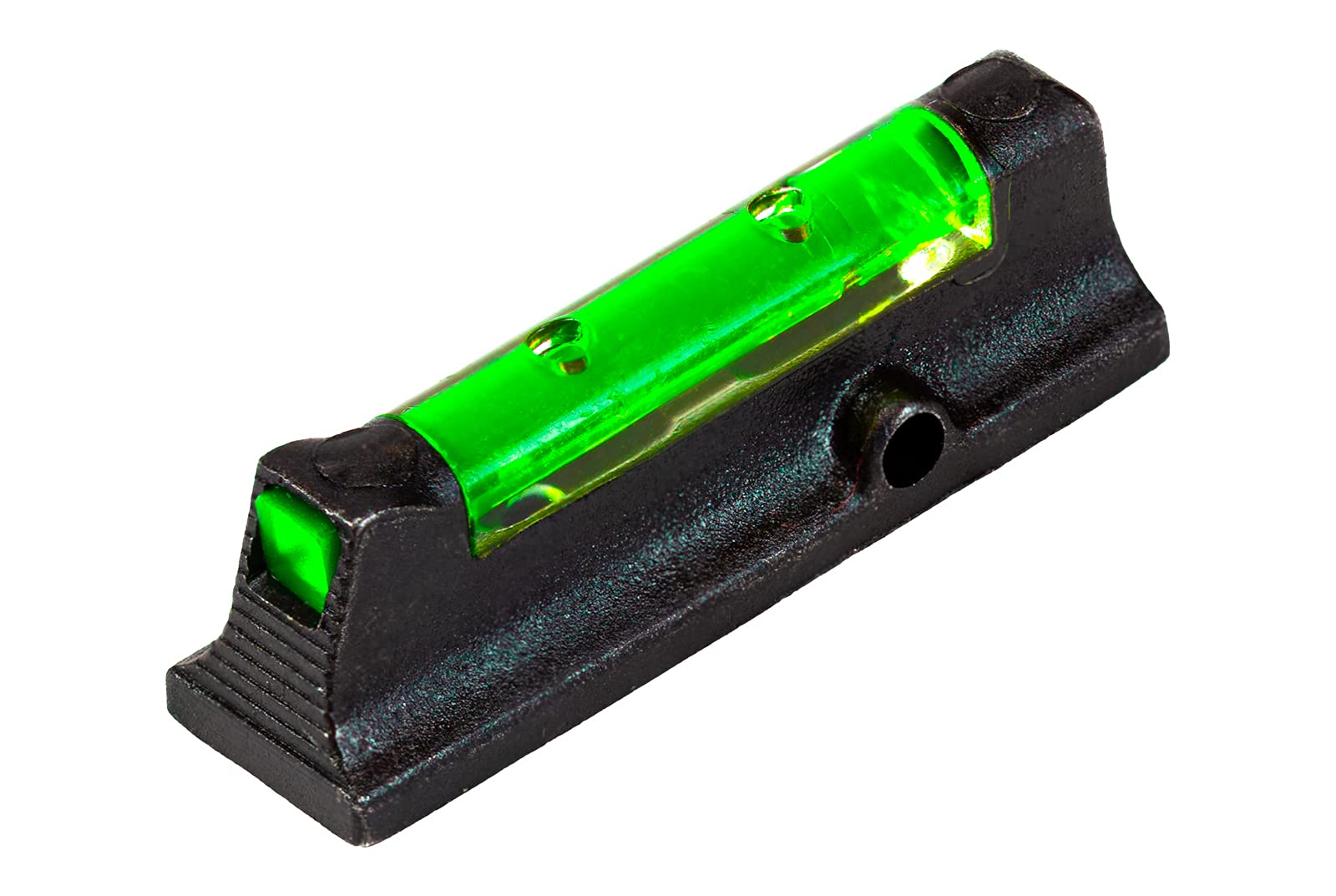 HIVIZ Ruger LCR front sight in green improves quick target acquisition.