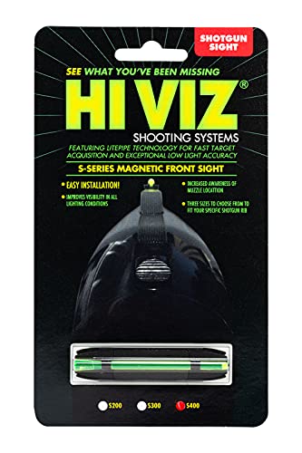 HIVIZ S-Series magnetic base attaches quickly to ribbed shotguns