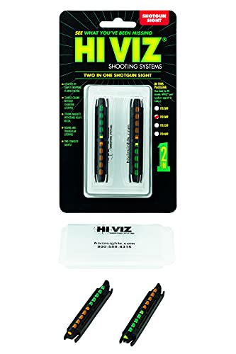 Compact shotgun sight with two-color capability