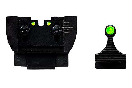 Steel made-in-USA HiViz rifle sights