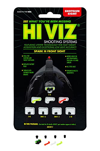 HiViz Spark III red Litepipe mounted for fast visual cue.