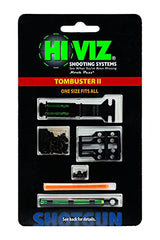 HIVIZ Tombuster II rear green LitePipe for bright, quick alignment