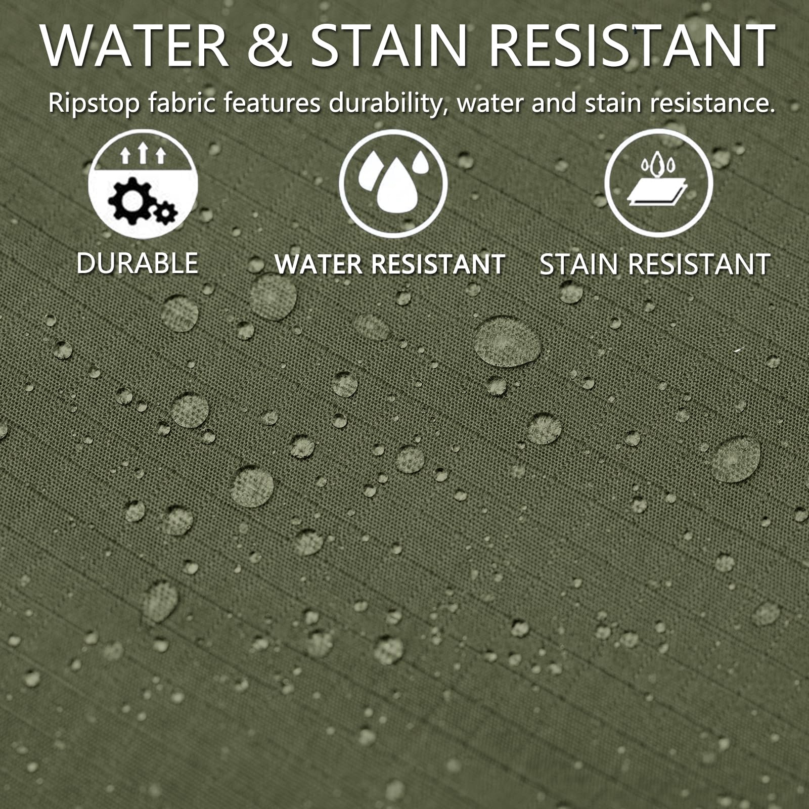 Hiwise men's stretch tactical pants army green ideal for all-season outdoor use.