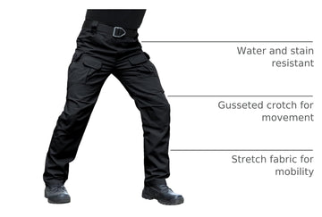 Hiwise multi-pocket design with front slant and back pockets for tools