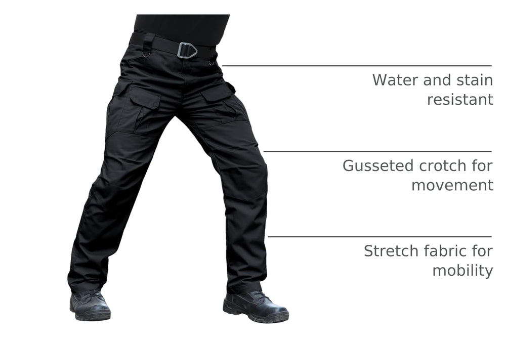 Hiwise multi-pocket design with front slant and back pockets for tools