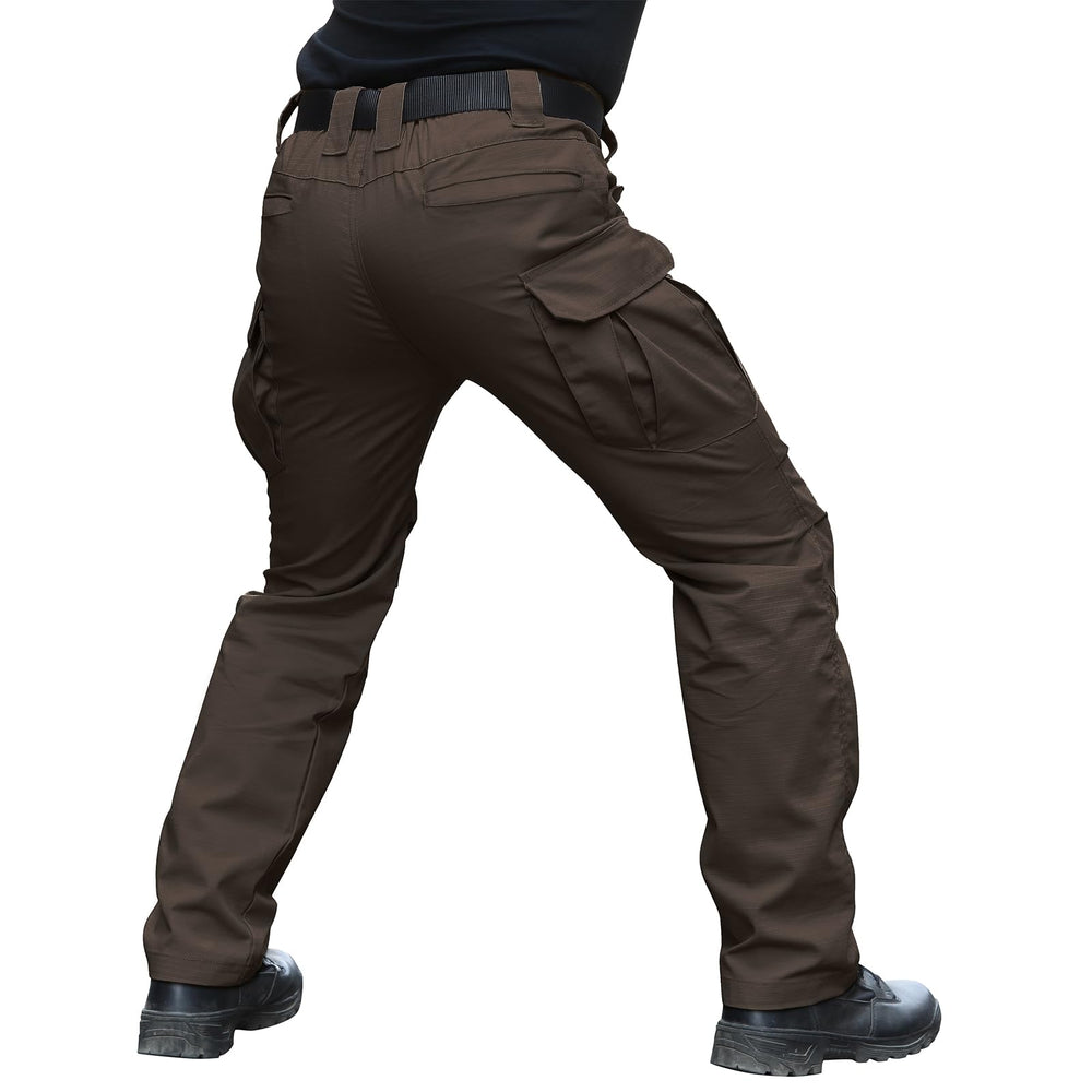 Hiwise stretch tactical pants back view highlighting durable fabric and secure fit.