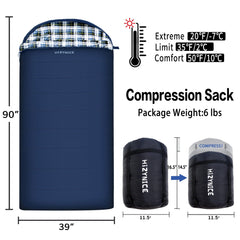 HiZYNICE cotton flannel interior provides soft warmth.