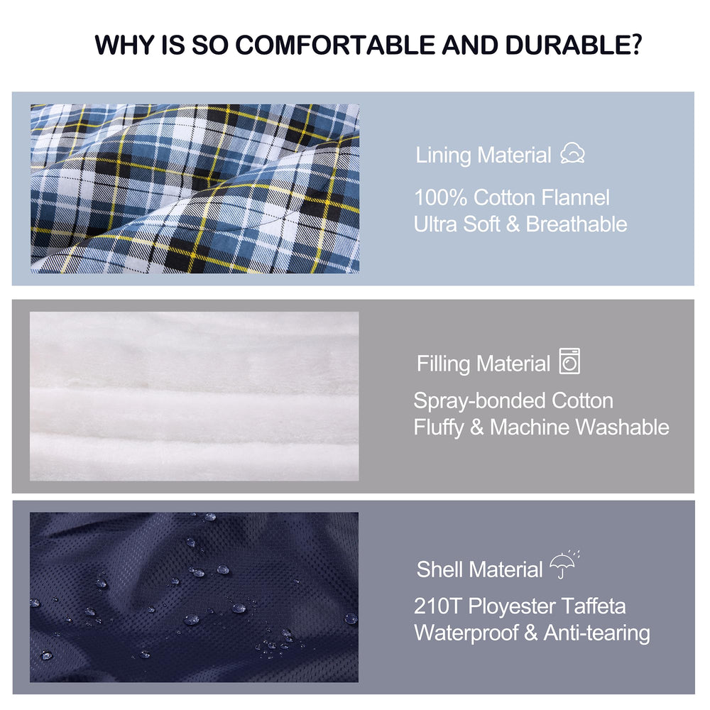 HiZYNICE sleeping bag flannel lining close-up conveys cozy softness