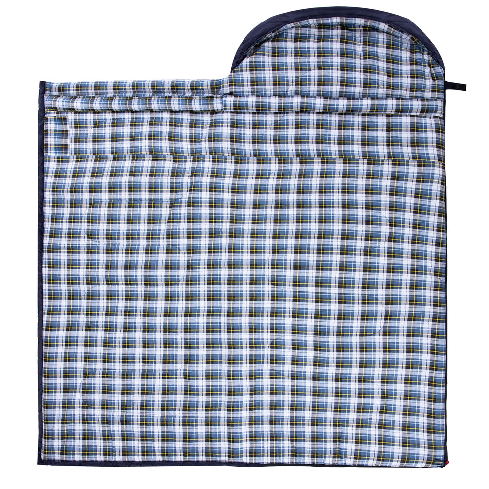HiZYNICE sleeping bag wide oversized fit communicates extra room for comfort