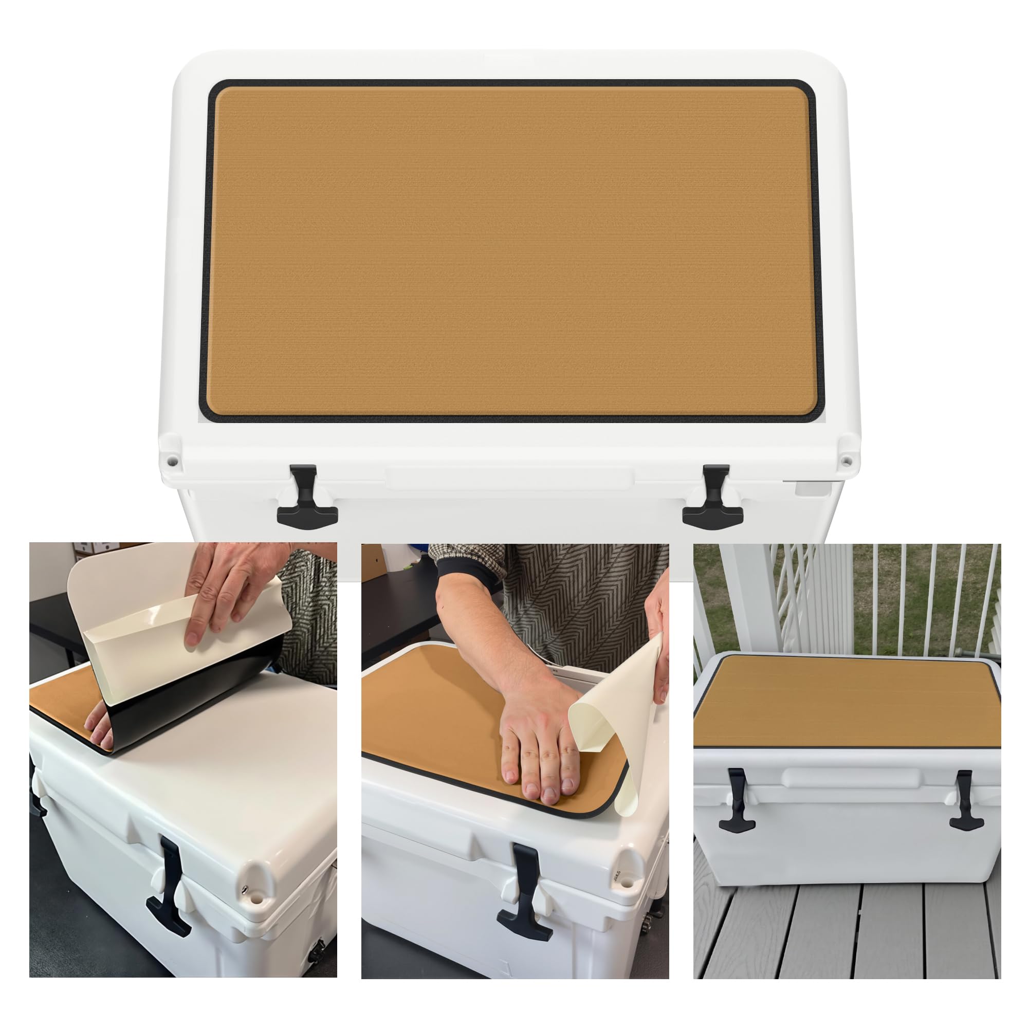 Hjdeck cooler pad fits multiple RTIC models for versatile use.