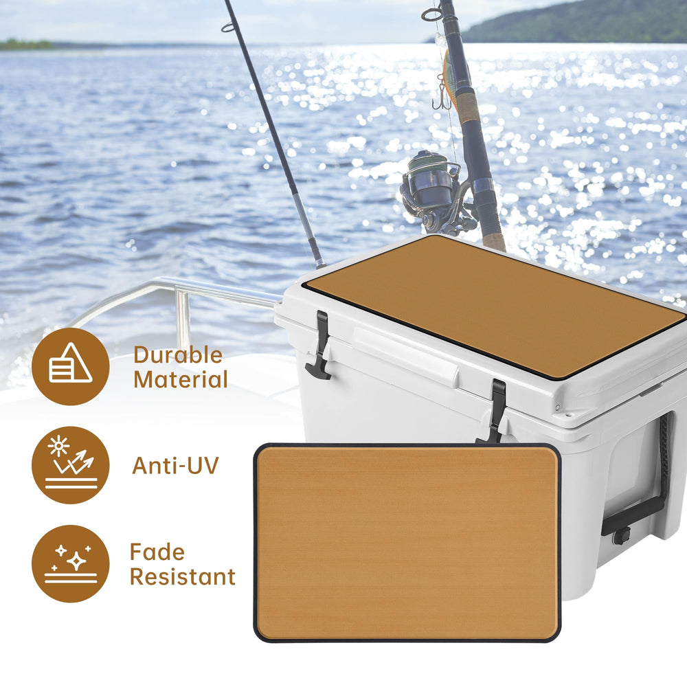 Hjdeck cooler pad features soft 6mm foam for easy comfort.