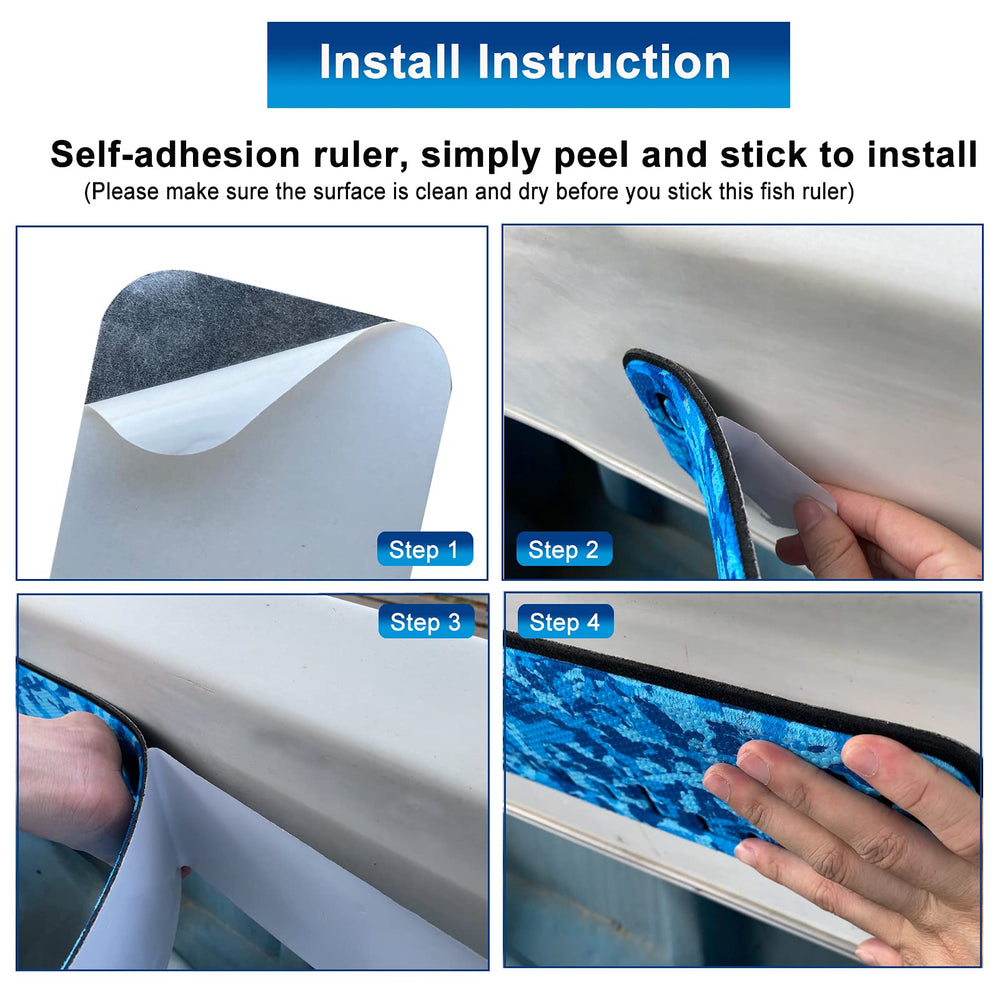 Hjdeck fish ruler cooler-area placement for quick catch-size checks