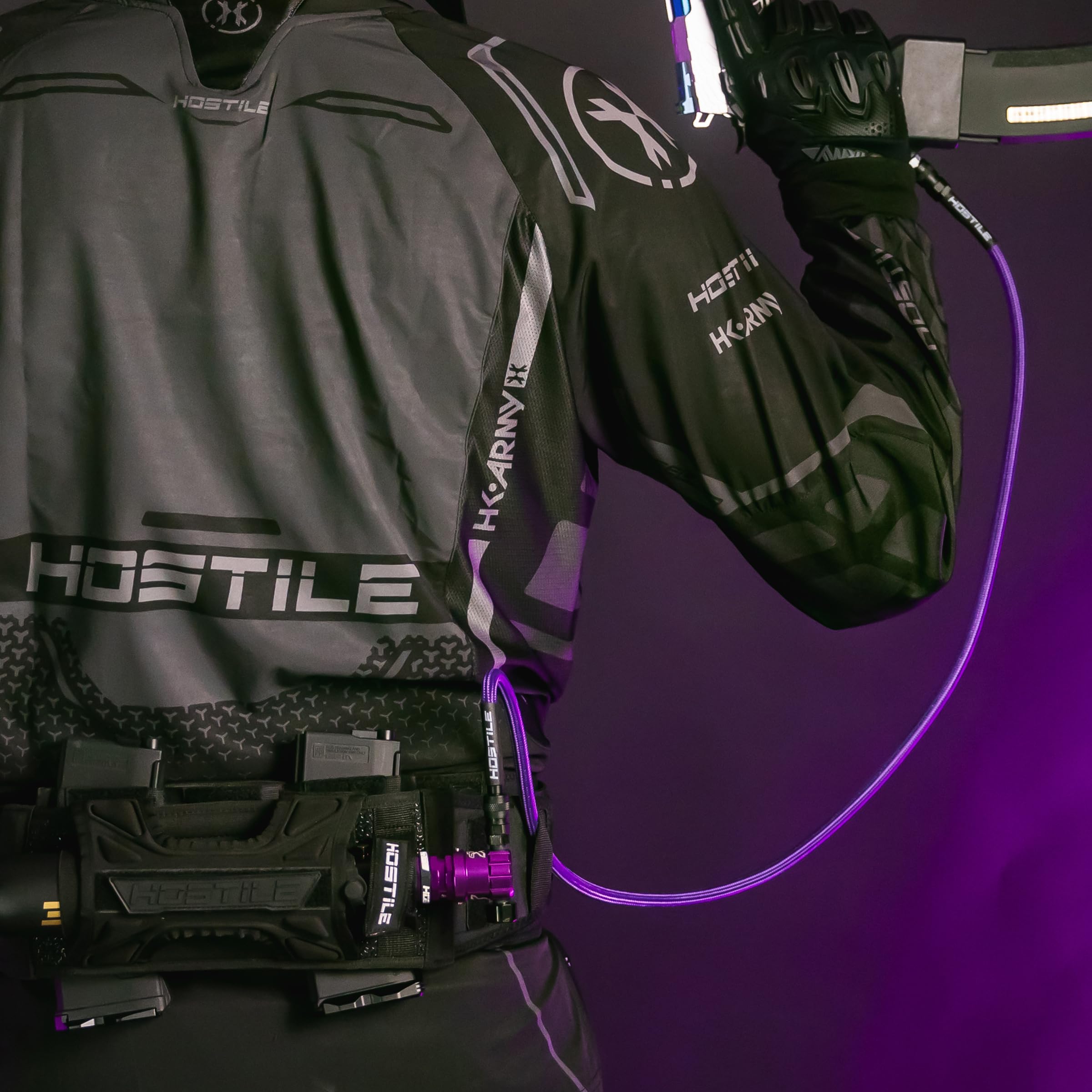 HK Army Hostile Flex Line purple color option to match gear style.