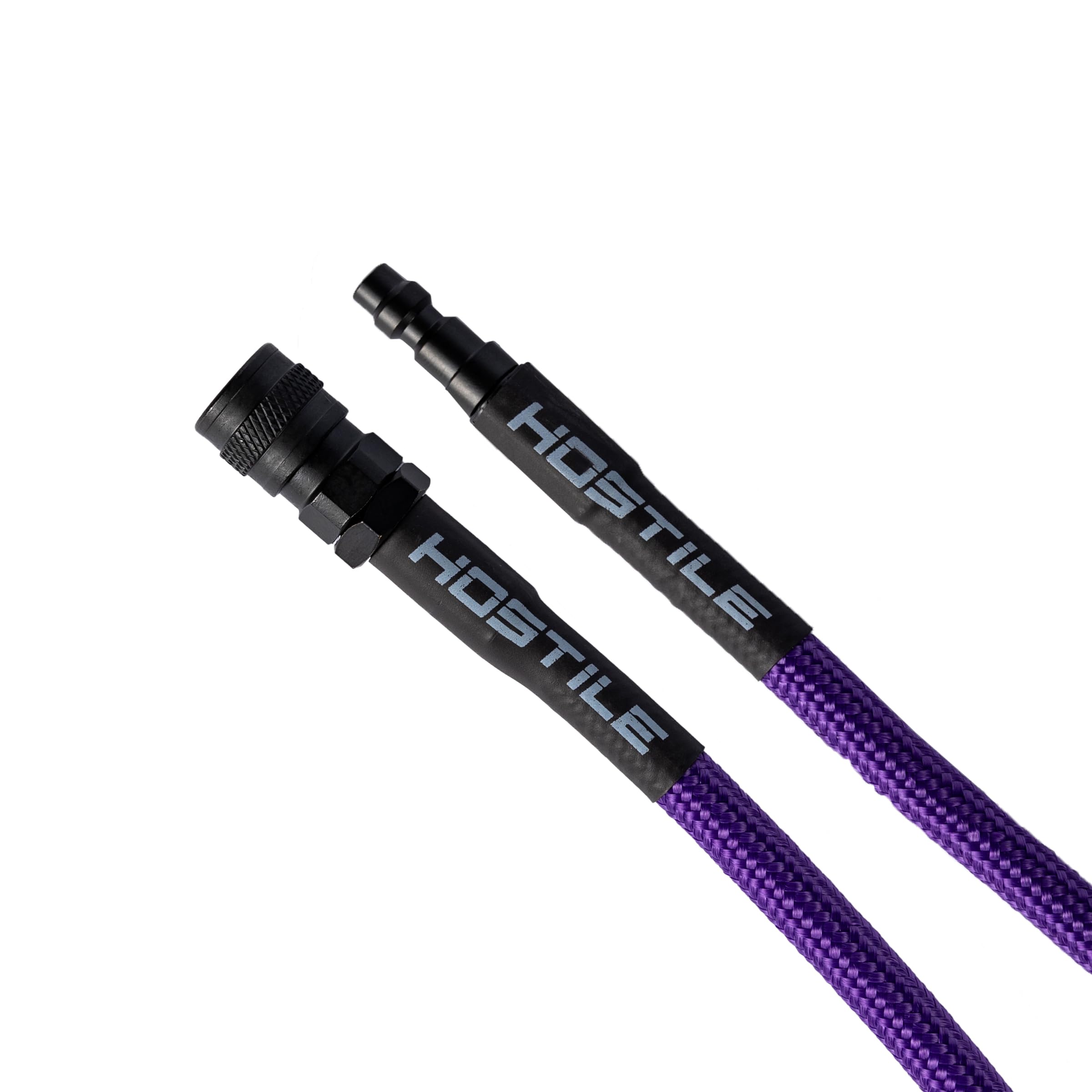 HK Army Hostile Flex Line purple wide-bore for consistent airflow.