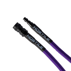 HK Army Hostile Flex Line purple wide-bore for consistent airflow.