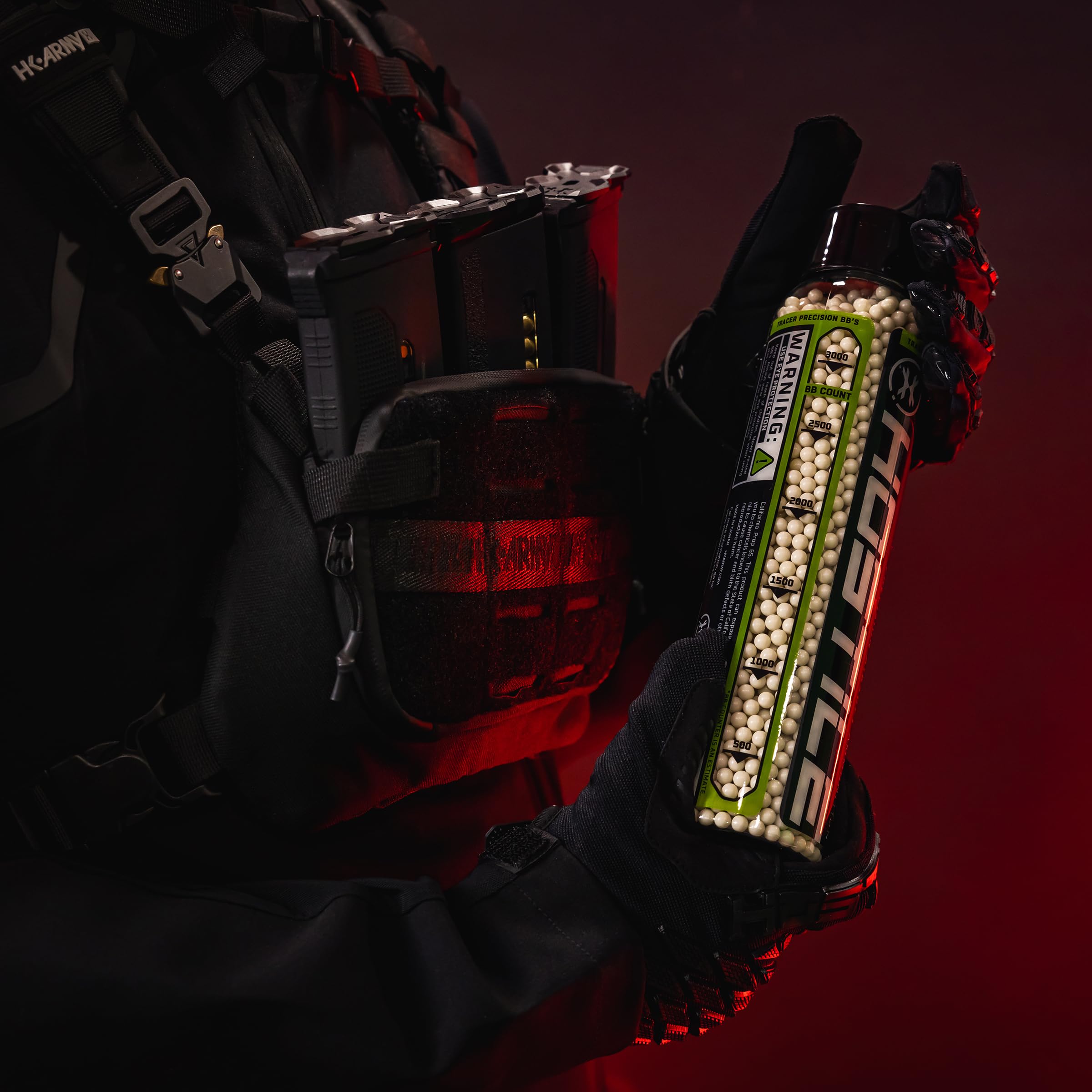 HK Army Hostile Tracer BBS seamless surface supports consistent trajectory.