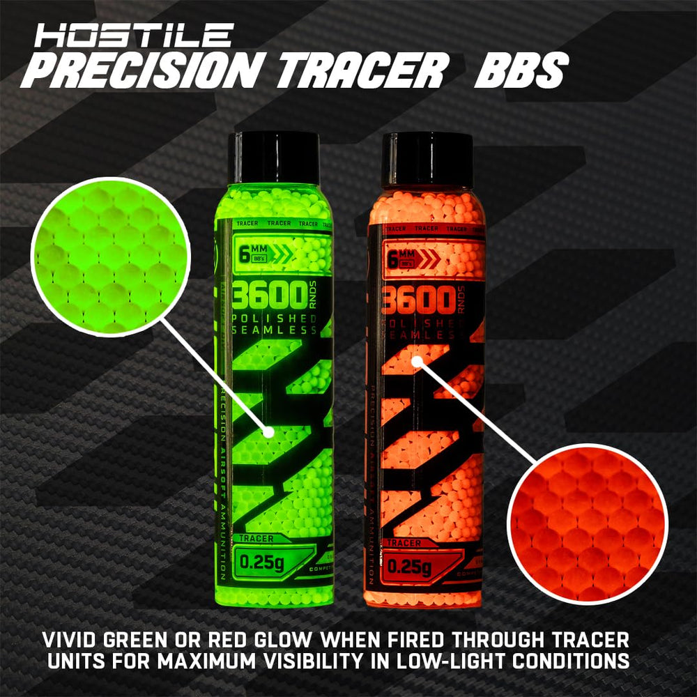 HK Army Hostile Tracer BBS 100% spherical design improves stability.