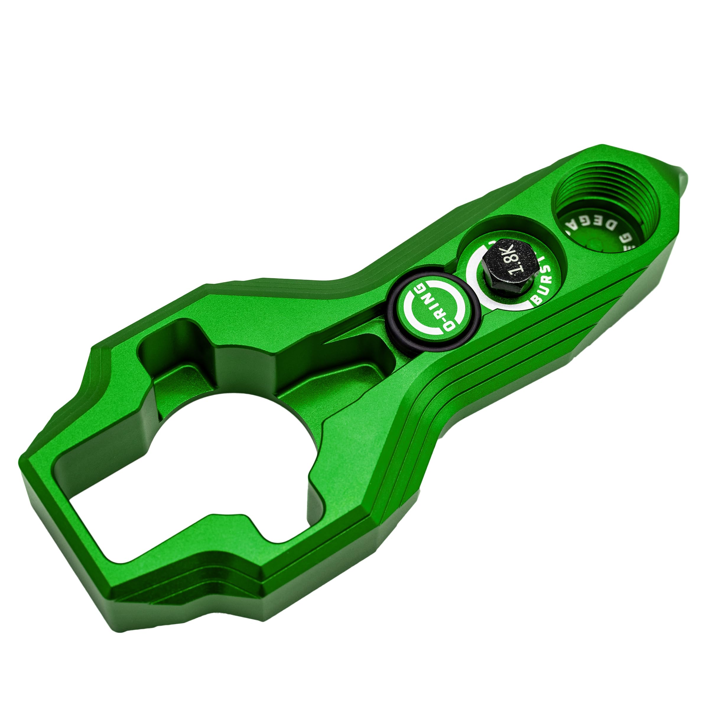 Compact HK Army Multi-Tool includes a carabiner for gear attachment.