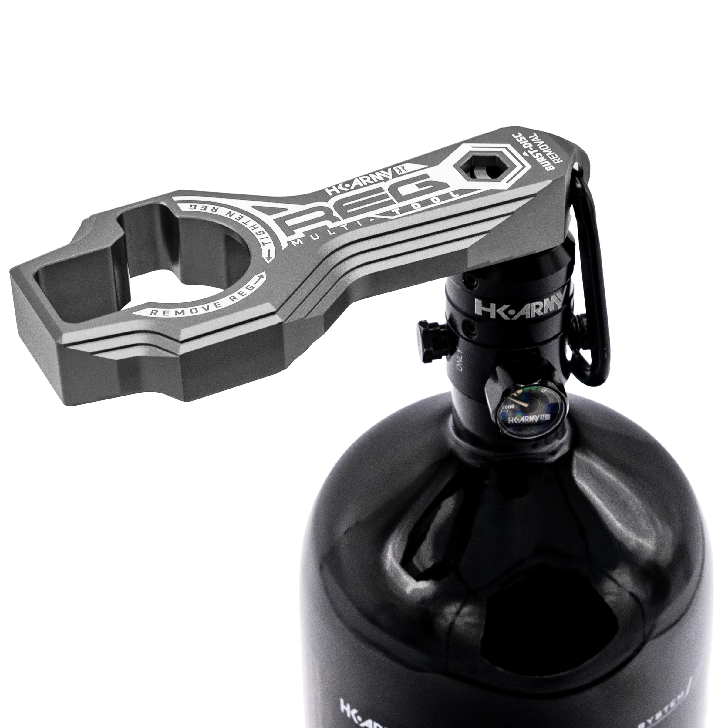 HK Army Tank Regulator Multi-Tool ergonomic grip reduces hand fatigue during use.
