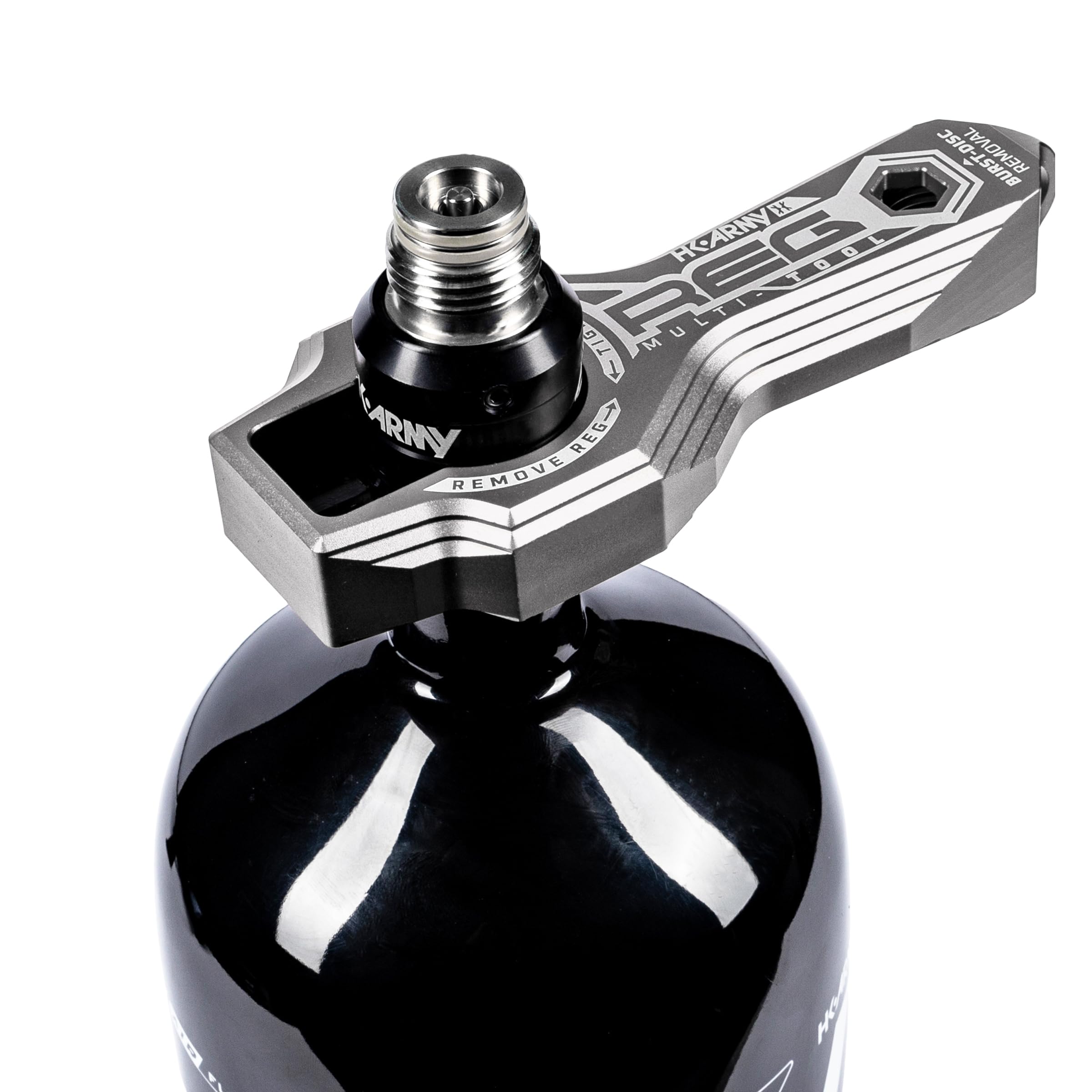 HK Army Tank Regulator Multi-Tool universal fit for standard and long body regulators.