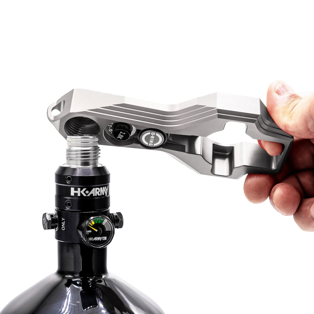 HK Army Tank Regulator Multi-Tool vice-ready design for extra torque during tasks.