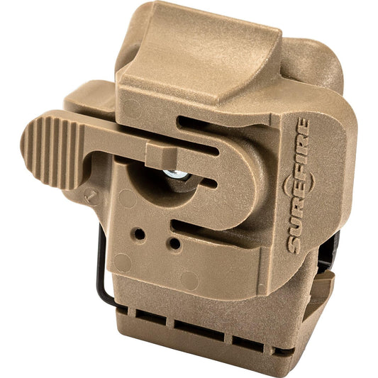 Hl1 helmet light attached to Ops Core rail system