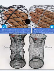 Foldable minnow trap for crawfish and crabbing