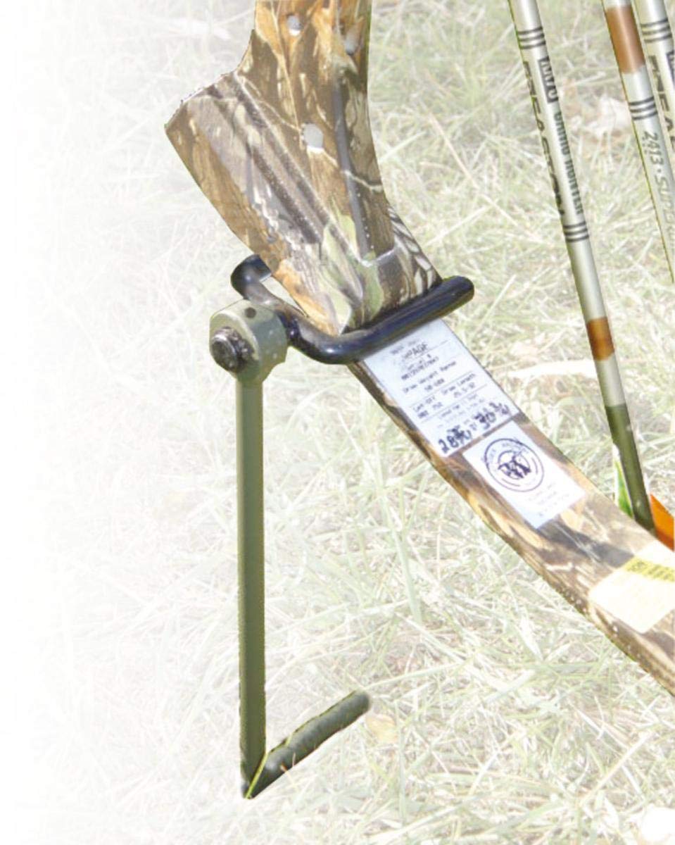 HME Archer's Ground Stake rubber coating improves grip and protects gear during use.