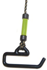 HME PVC-coated hanger safely secures bows during lifting and lowering.