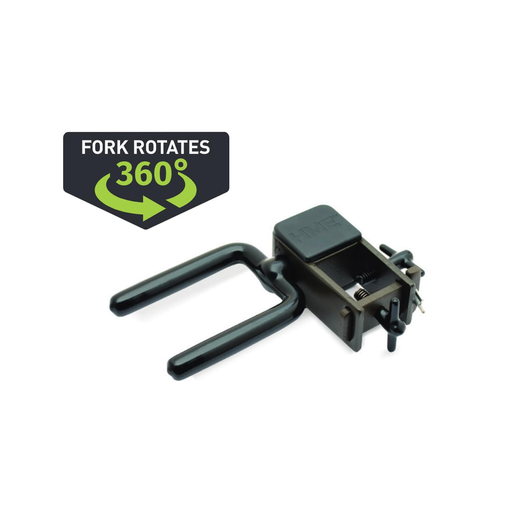 HME bow holder universal compatibility fits ladder and climber treestands