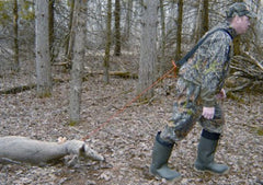 HME Economy Deer Drag 7-foot rope provides secure animal attachment and reliable control.