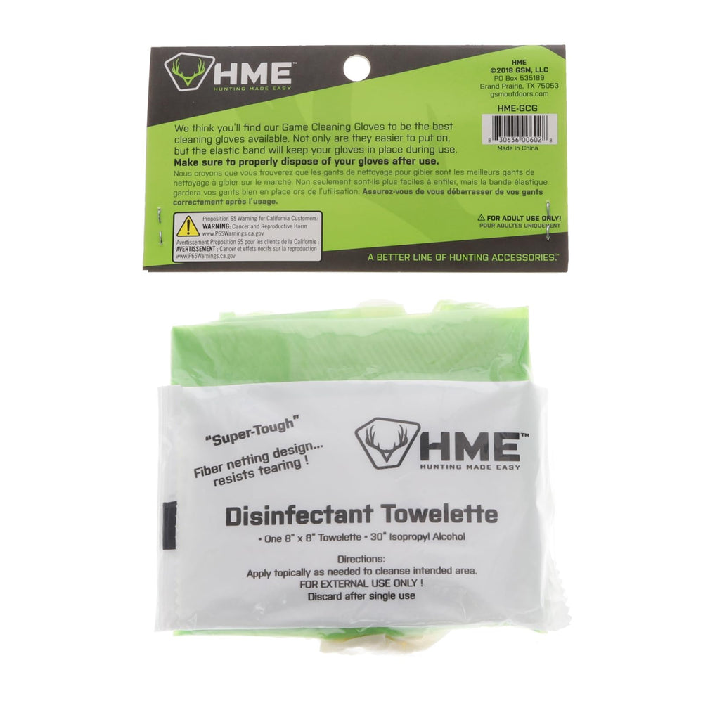 Field-ready kit for hunting tasks with easy disposal after use
