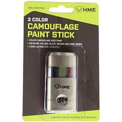 HME long-lasting camo stick delivers durable coverage even in sweat.