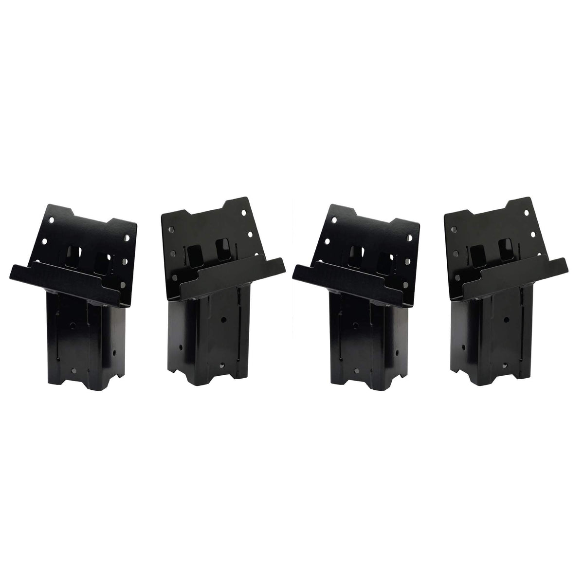HME multi-use platform brackets front view for stable outdoor platforms.