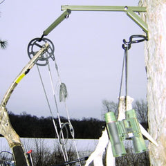 HME Pro Series Super Bow Hanger dual-prong hooks provide easy gear access