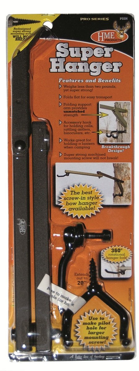 HME Pro Series Super Bow Hanger mounting screw delivering secure, stable bow setup