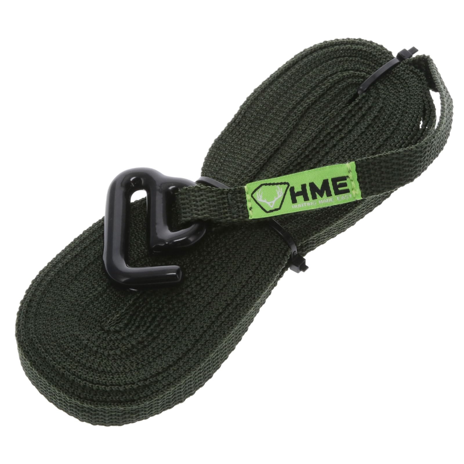 HME Sling Hoist hanger bracket demonstrates quick sling placement for crossbow use.