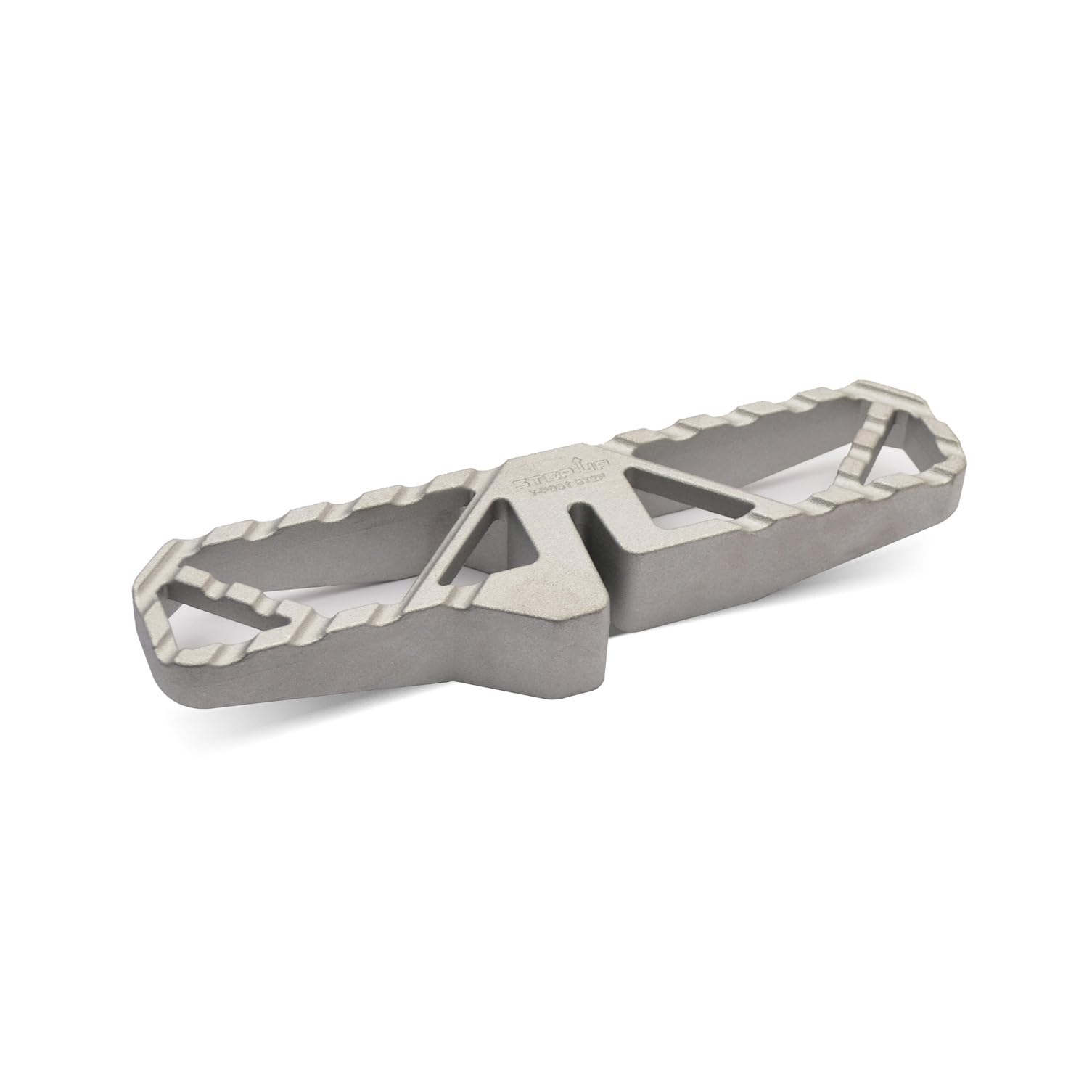 HME T-Post Fence Step securely attached to a T-post for safe crossing