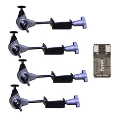 HME T-Post Trail Camera Holder demonstrates universal compatibility with fence posts for versatile placement.