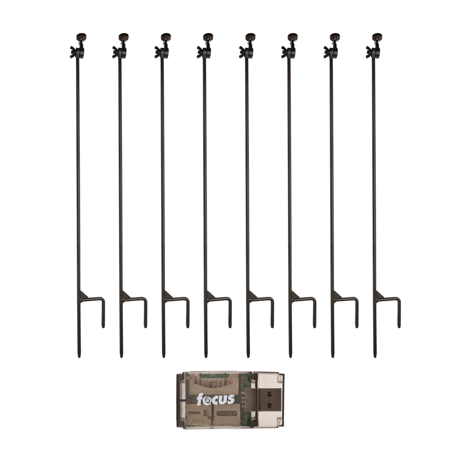 HME trail camera holder post demonstrates universal mount compatibility for flexible field placements.