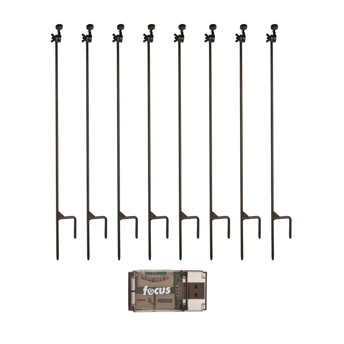 HME trail camera holder post demonstrates universal mount compatibility for flexible field placements.