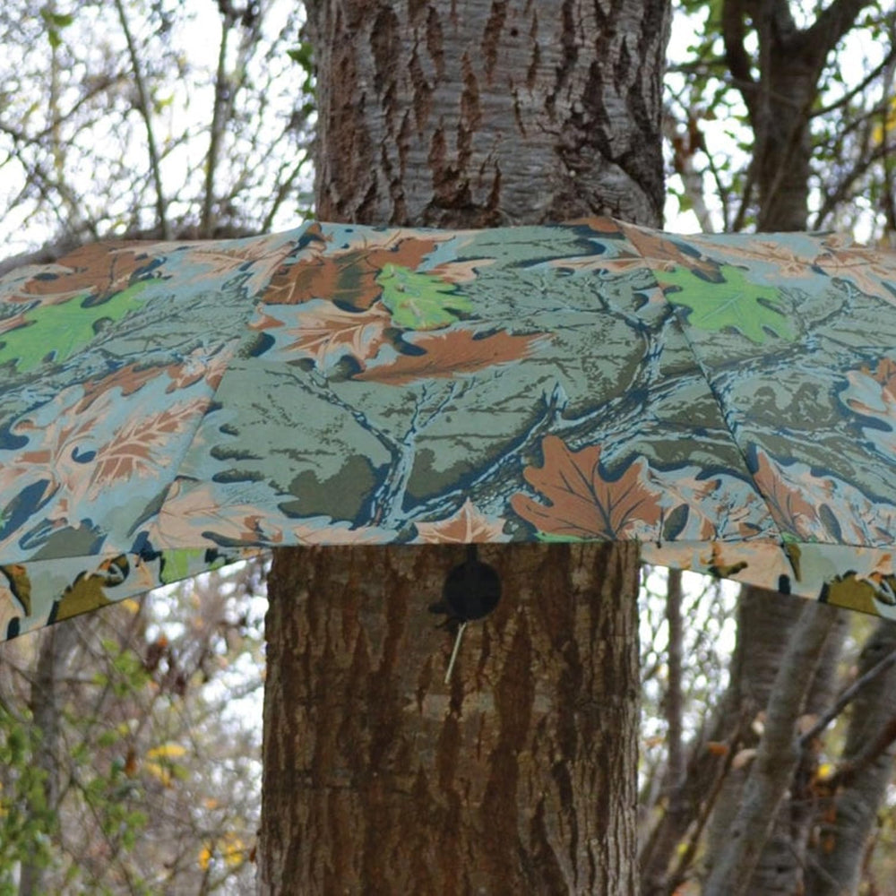 Tree screw stabilizing anchor and six tie-down strings for stability